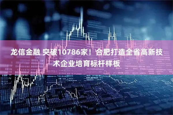 龙信金融 突破10786家！合肥打造全省高新技术企业培育标杆样板